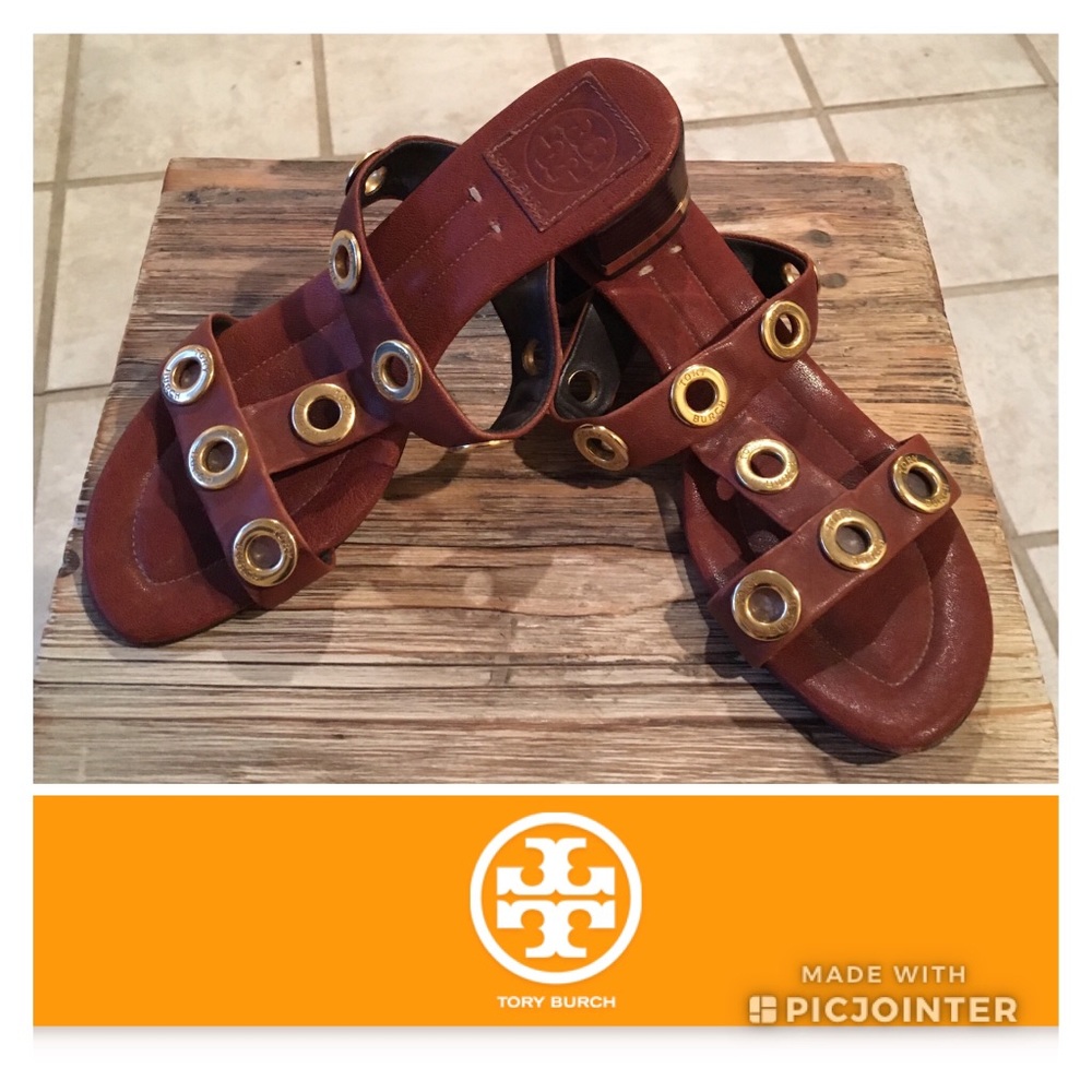 **SOLD** Tory Burch Leather Sandals